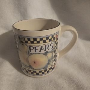 Susan Winget Pears Fruit Coffee Mug by Certified International Corporation